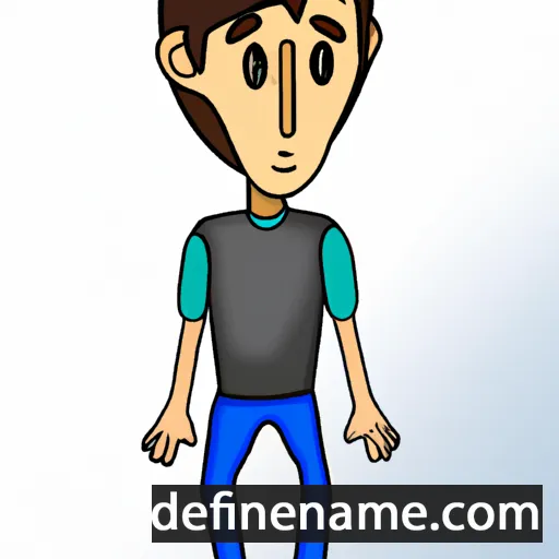 cartoon of the name Tanyo