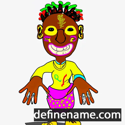 cartoon of the name Tapfumaneyi