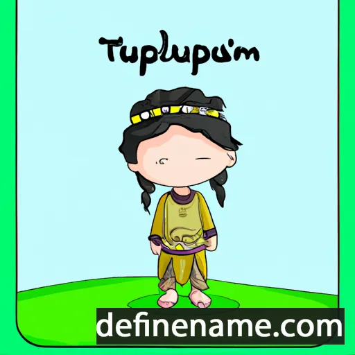 cartoon of the name Tapiwulan