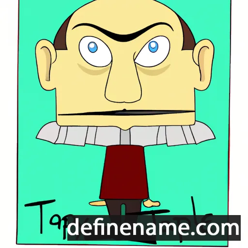 cartoon of the name Tapley