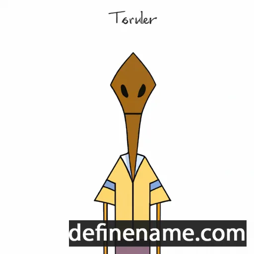 cartoon of the name Tarald