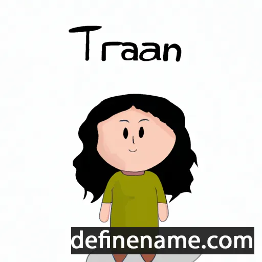 cartoon of the name Taraneh