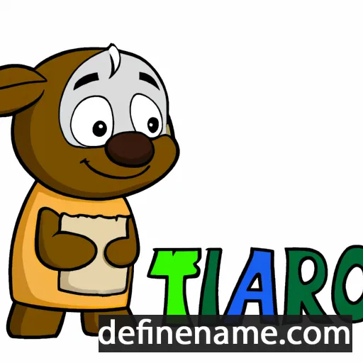 cartoon of the name Tardu