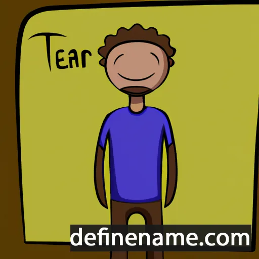 cartoon of the name Taren