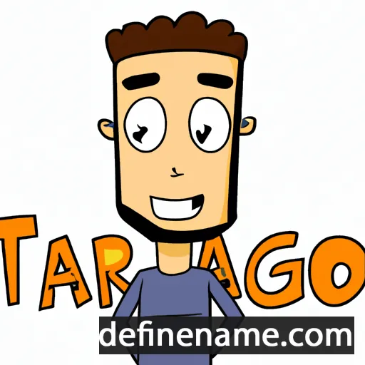 cartoon of the name Tareq