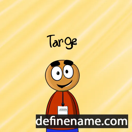 cartoon of the name Tarique