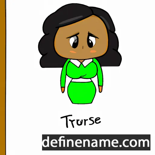 cartoon of the name Tarise