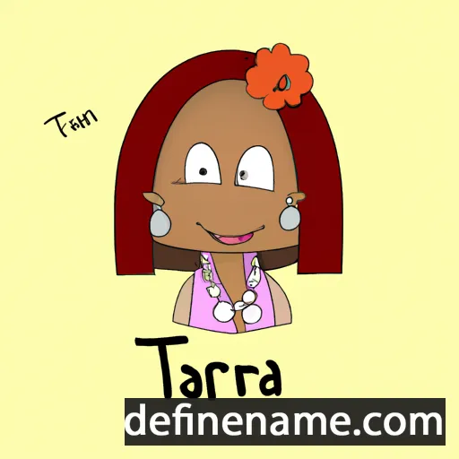 cartoon of the name Tarita