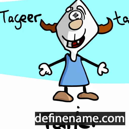 cartoon of the name Tarjer