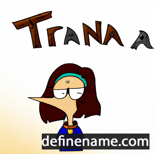 cartoon of the name Tarna