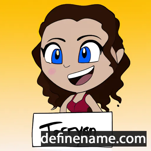 cartoon of the name Tarryn