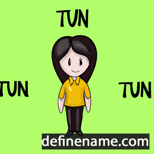 cartoon of the name Taruni