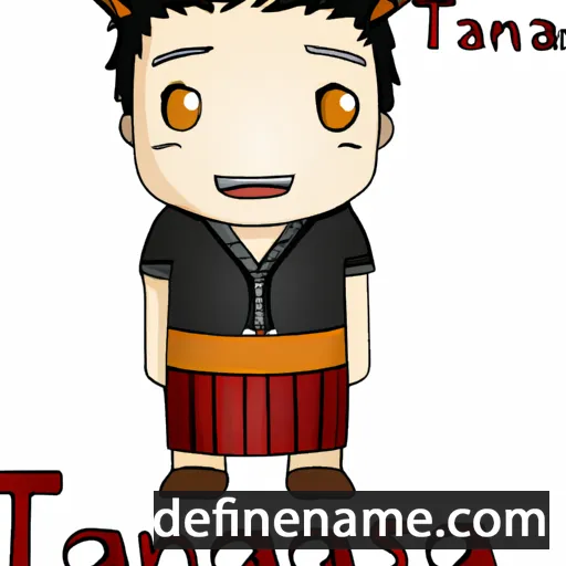 cartoon of the name Tasanai