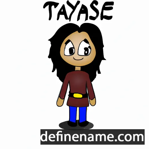 cartoon of the name Tasfaye