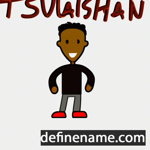 Tashaun cartoon