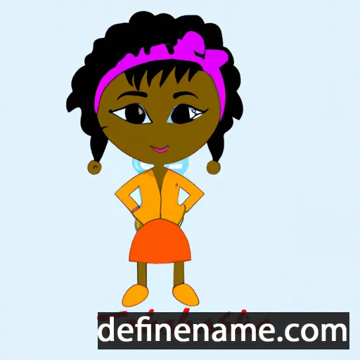 cartoon of the name Tashauna