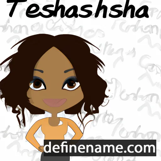 Tasheena cartoon