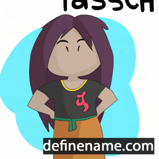 cartoon of the name Tashu