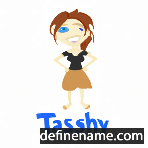 cartoon of the name Tashy