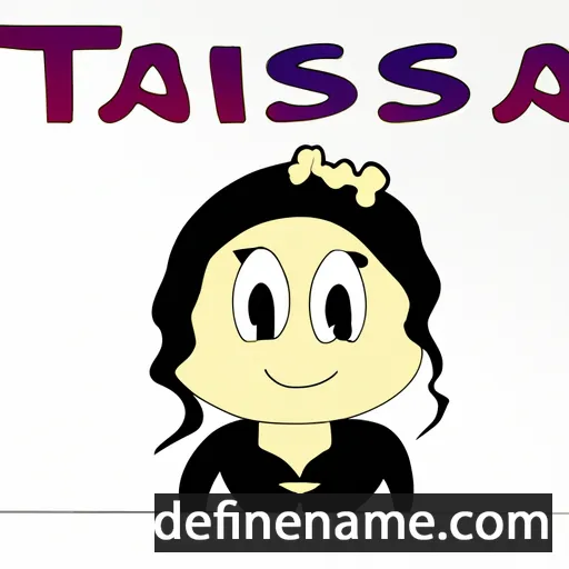 cartoon of the name Tasiaĸ