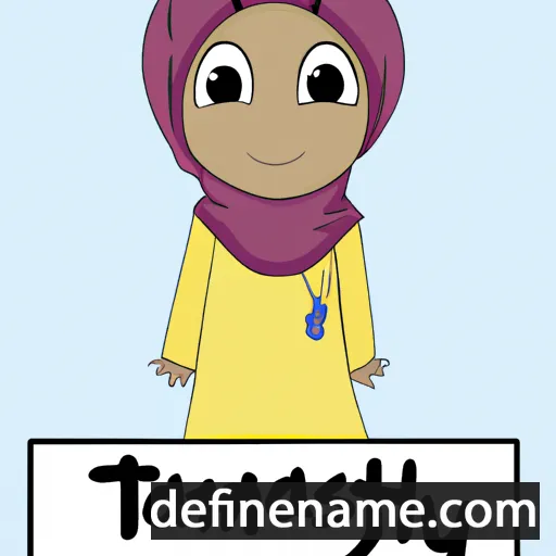 cartoon of the name Tasmiyah