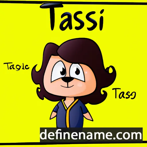 cartoon of the name Tassi