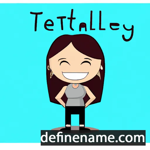 cartoon of the name Tatelyn