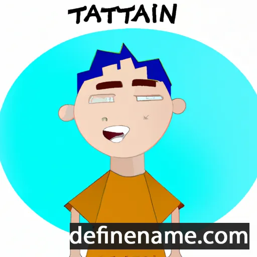 cartoon of the name Tatian