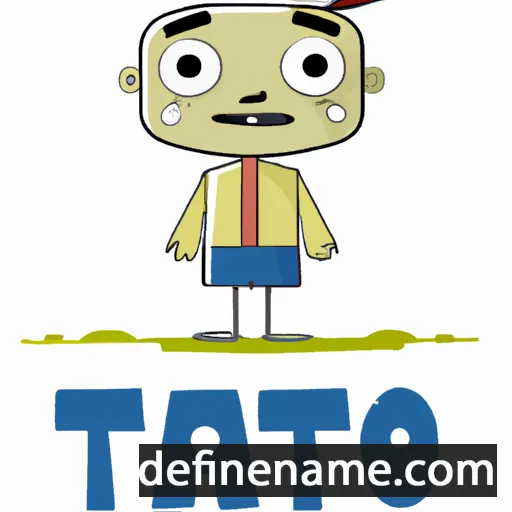 cartoon of the name Tatiko