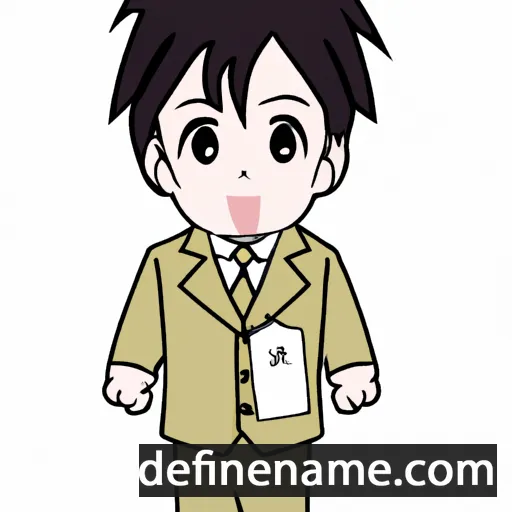 cartoon of the name Tatsuhiko