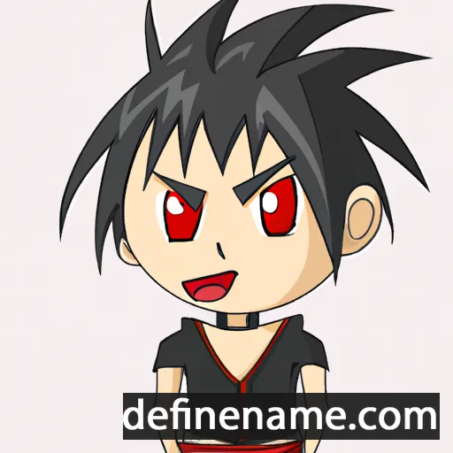 cartoon of the name Tatsuhito