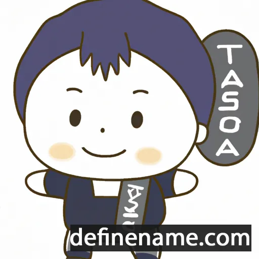 cartoon of the name Tatsuto