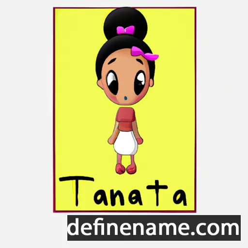 cartoon of the name Tattiawna