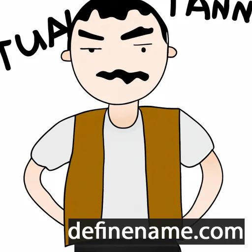 cartoon of the name Tauan