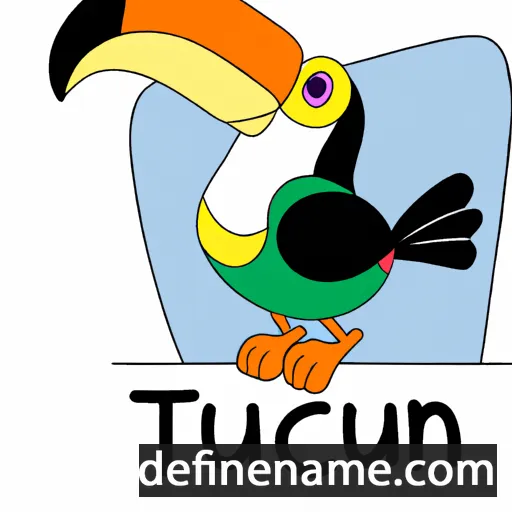 cartoon of the name Taucan