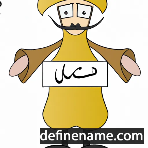 cartoon of the name Tauheed