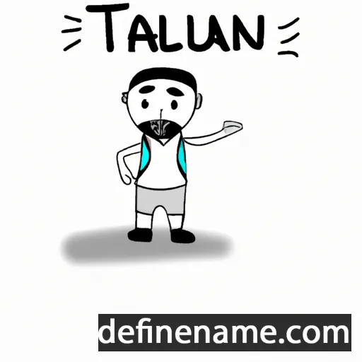 cartoon of the name Taulan