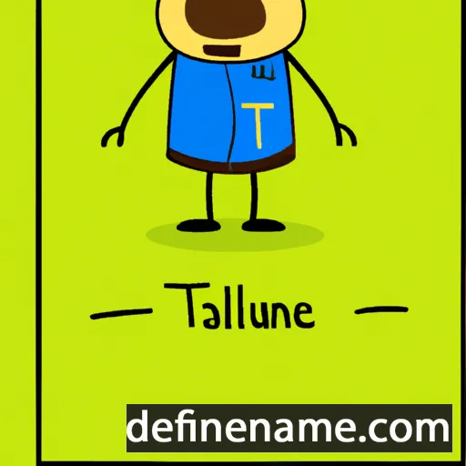 Taulante cartoon