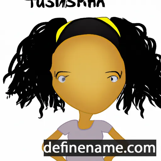 cartoon of the name Taunisha