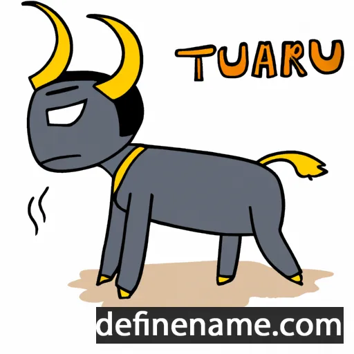 cartoon of the name Taurau