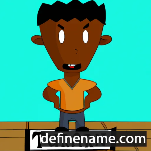 cartoon of the name Taurean