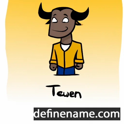 cartoon of the name Tauren