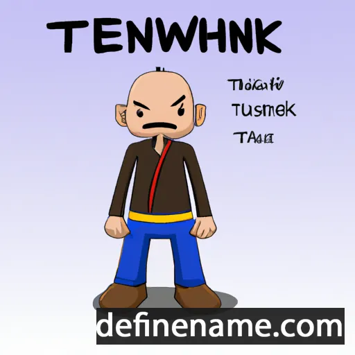 cartoon of the name Taweckint