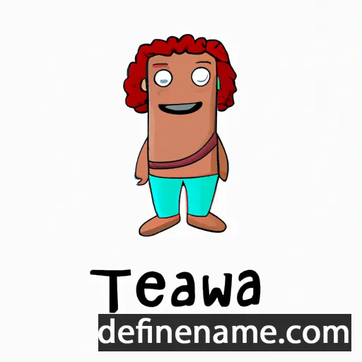 cartoon of the name Tawera