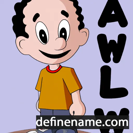 cartoon of the name Tawil