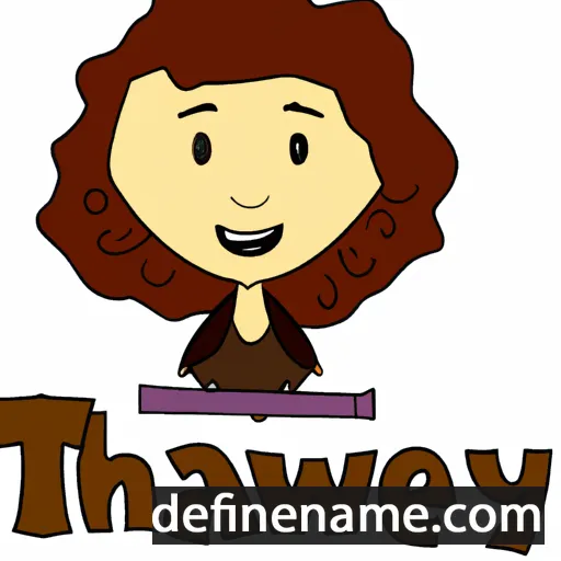 cartoon of the name Tawney