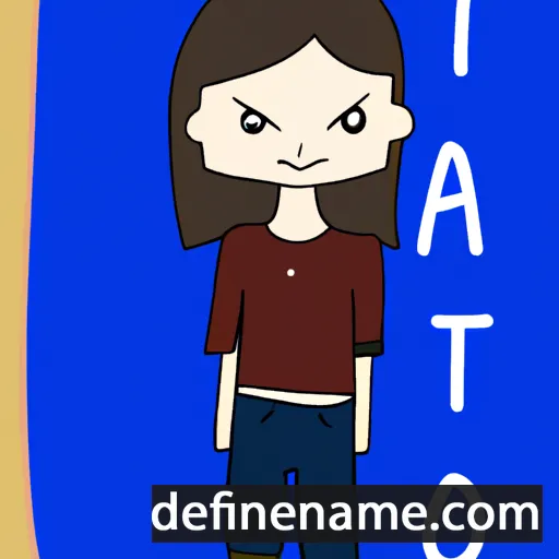 cartoon of the name Tay