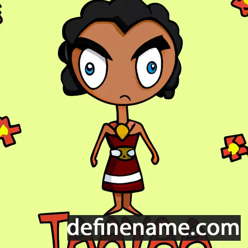 cartoon of the name Tayara