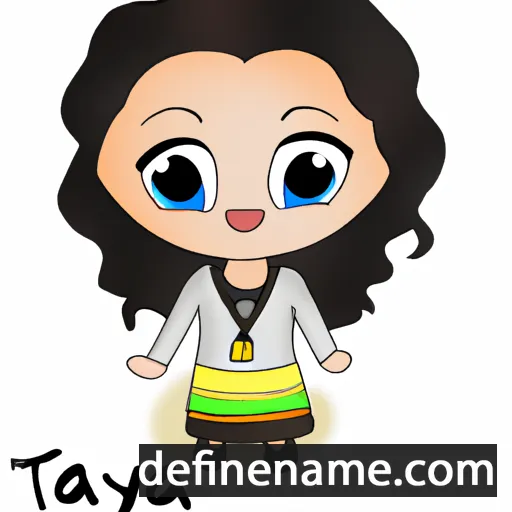 cartoon of the name Tayarna