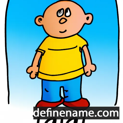 cartoon of the name Tayil